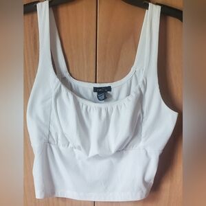 White Crop Top
